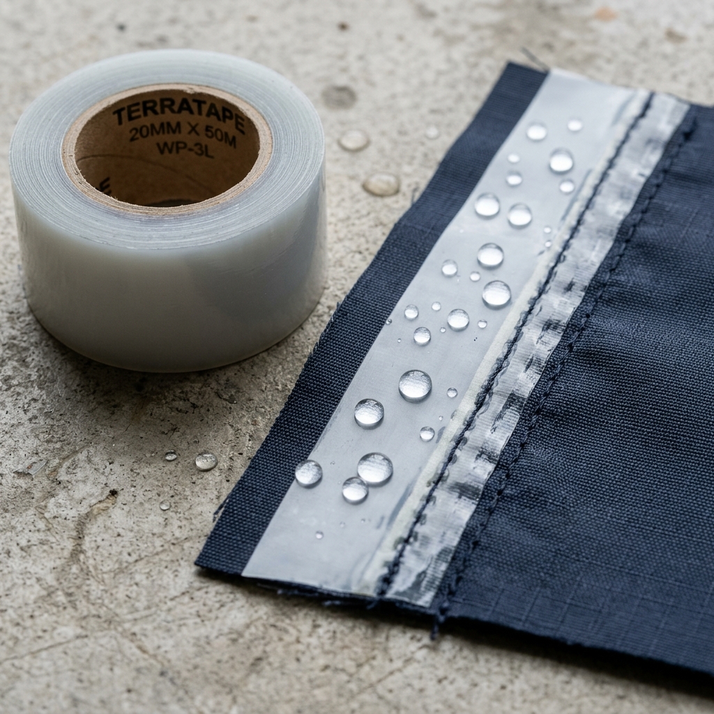 Footwear seam tape and textile seam concept