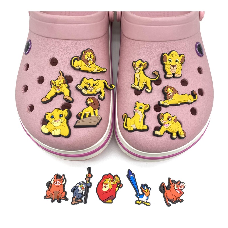 High-Relief Anime Mascot Soft Rubber Charm footwear trim style