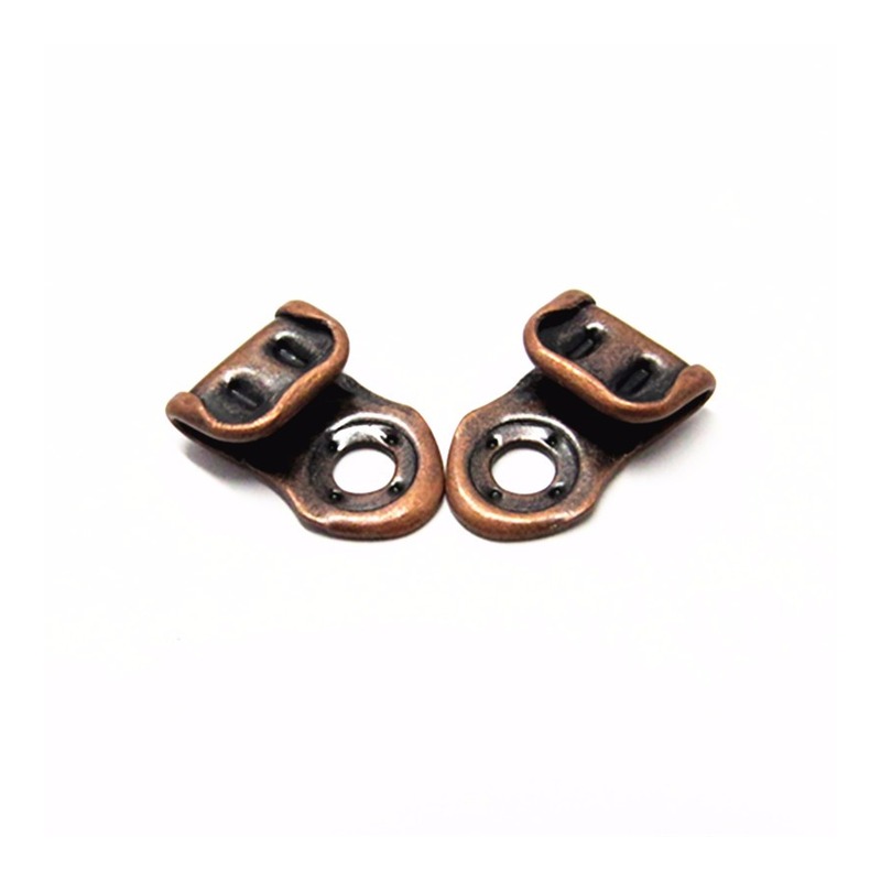 Single-Rivet Swivel Top Lacing Hook footwear trim style