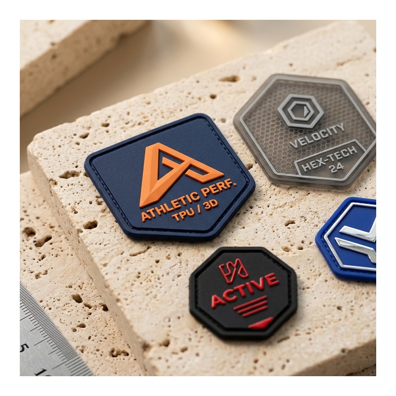 Fine-relief 3D TPU heat-transfer badge style reference