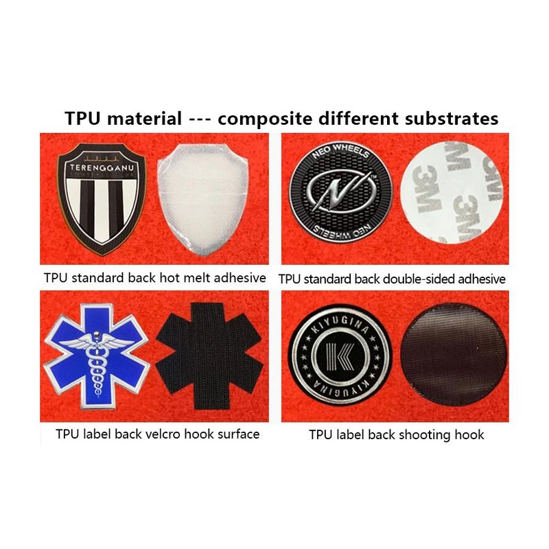 3D High-Frequency TPU Footwear Badges