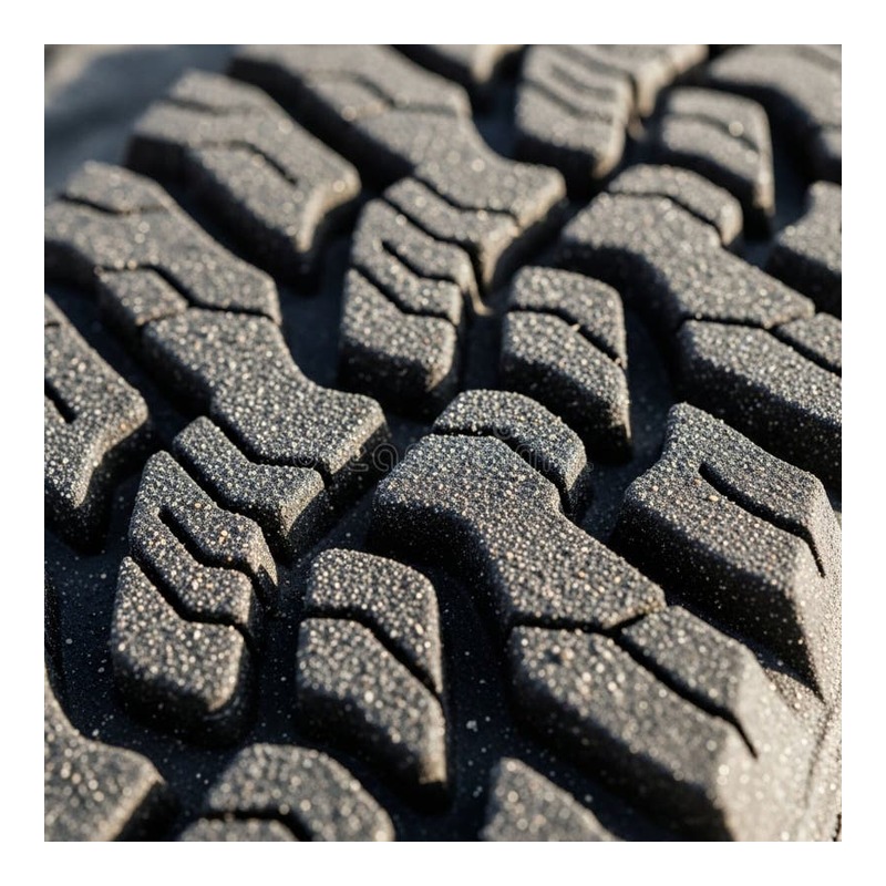 Textured Tire Tread Rugged Trail Rubber Badge footwear trim style