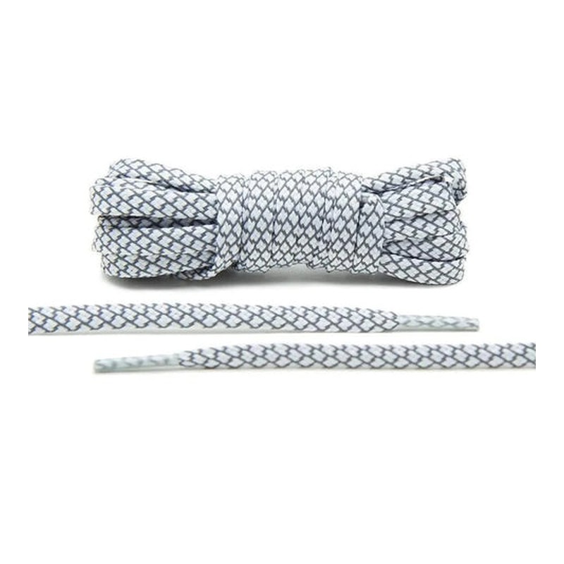 Snow White Micro-Dot Reflective Laces footwear trim style