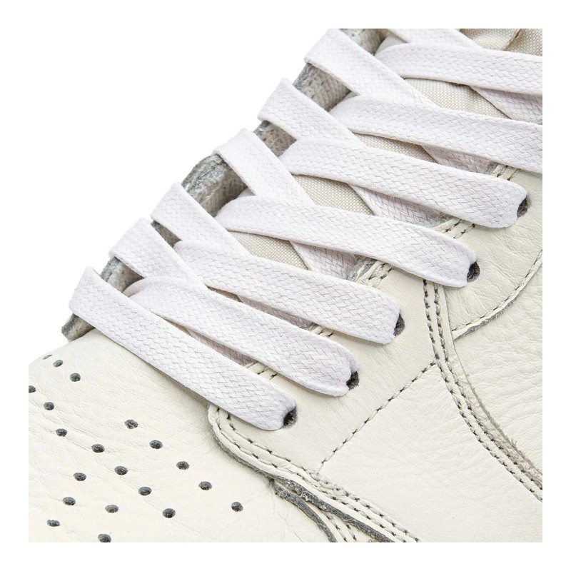 Bone White Matte Waxed Minimalist Laces footwear trim style