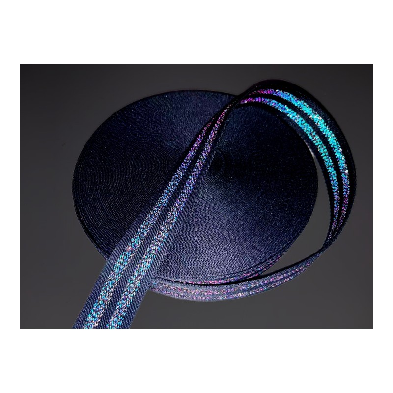Graduated Rainbow Ombre Weft Jacquard Tape footwear trim style